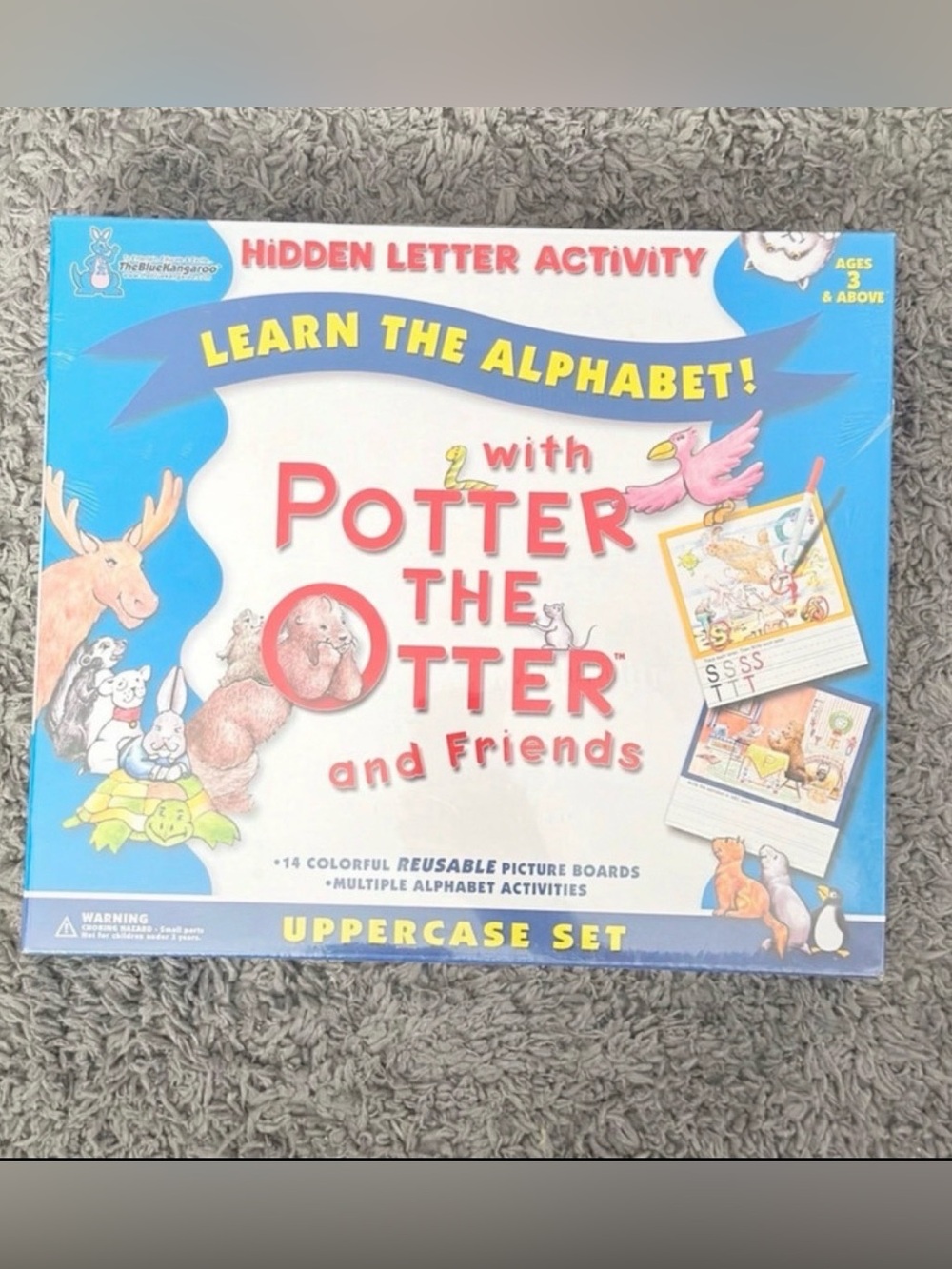 Potter The Otter Learn Alphabet Hidden Letter Activity Reusable Picture Boards